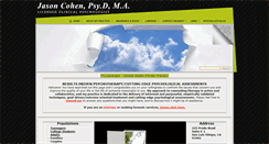 Desktop Screenshot of jcohenpsyd.com